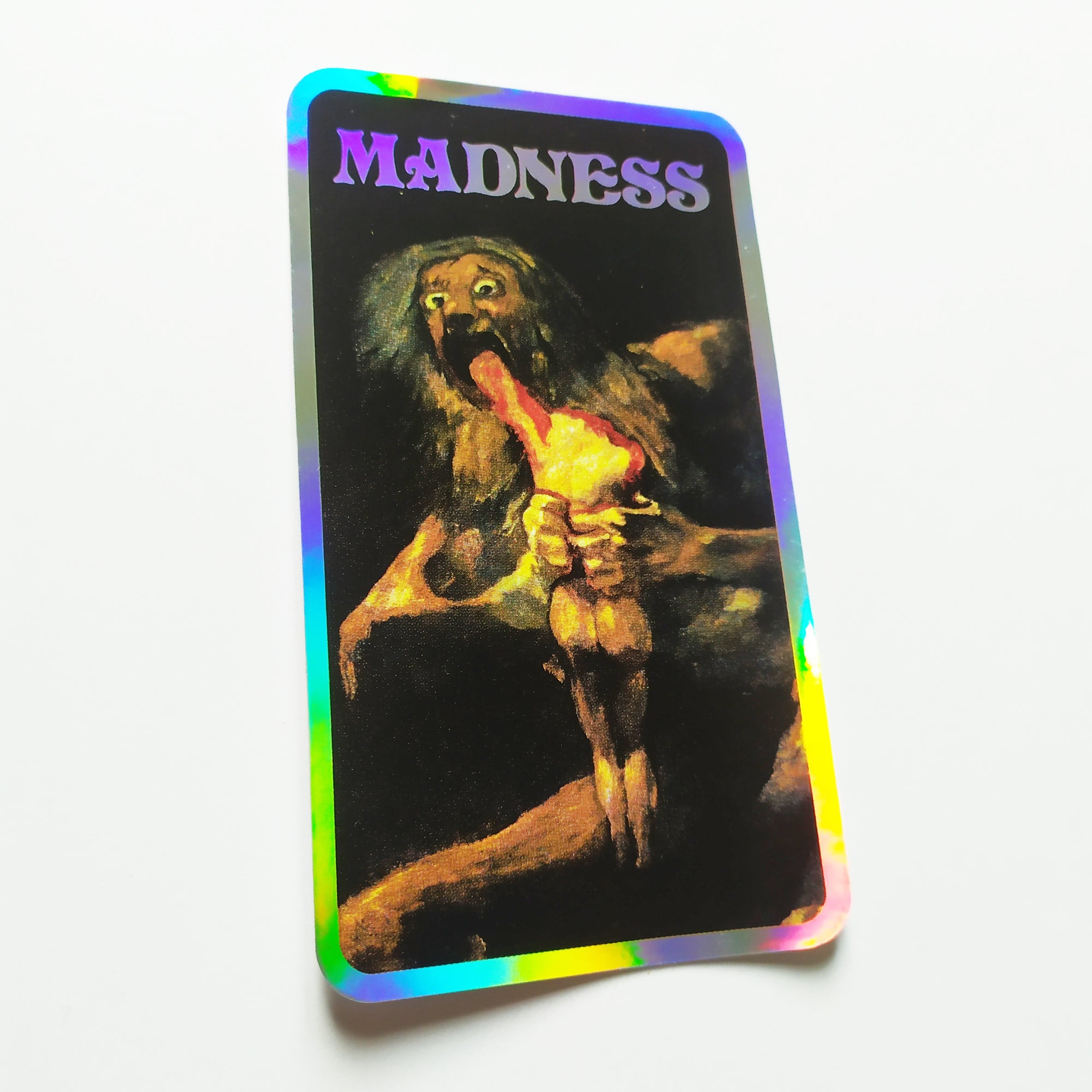 Madness Skateboards Sticker - Holographic - SkateboardStickers.com