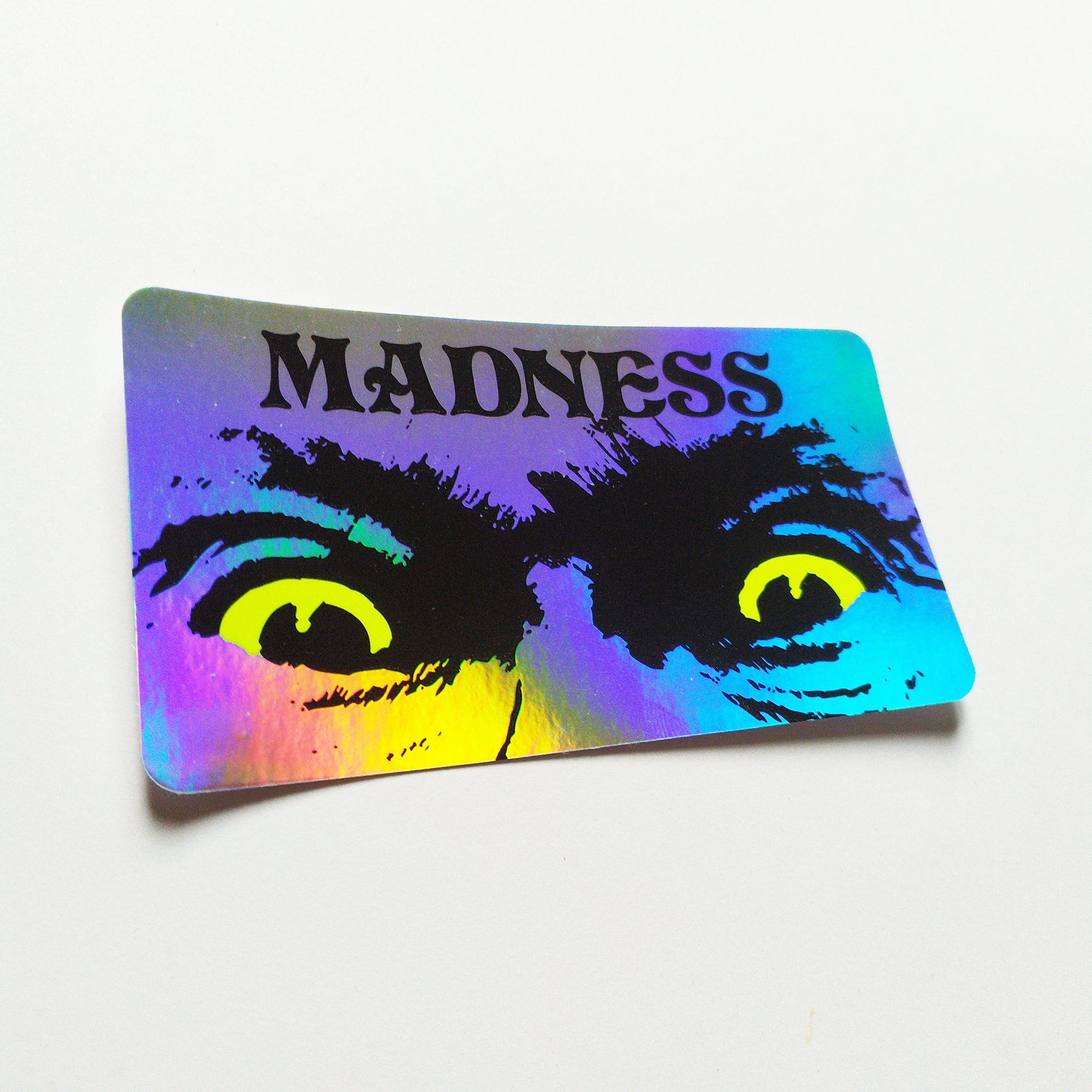 Madness Skateboards Sticker - Holographic - SkateboardStickers.com