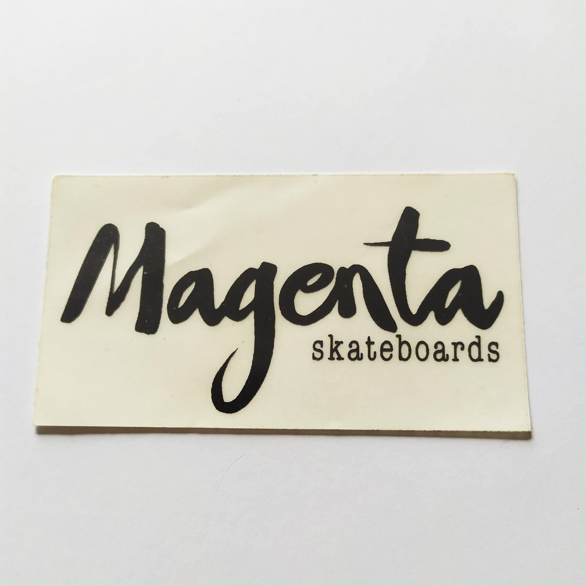 Magenta Skateboard Sticker - SkateboardStickers.com