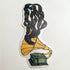 Magenta Skateboard Sticker - 12.5cm high approx - SkateboardStickers.com