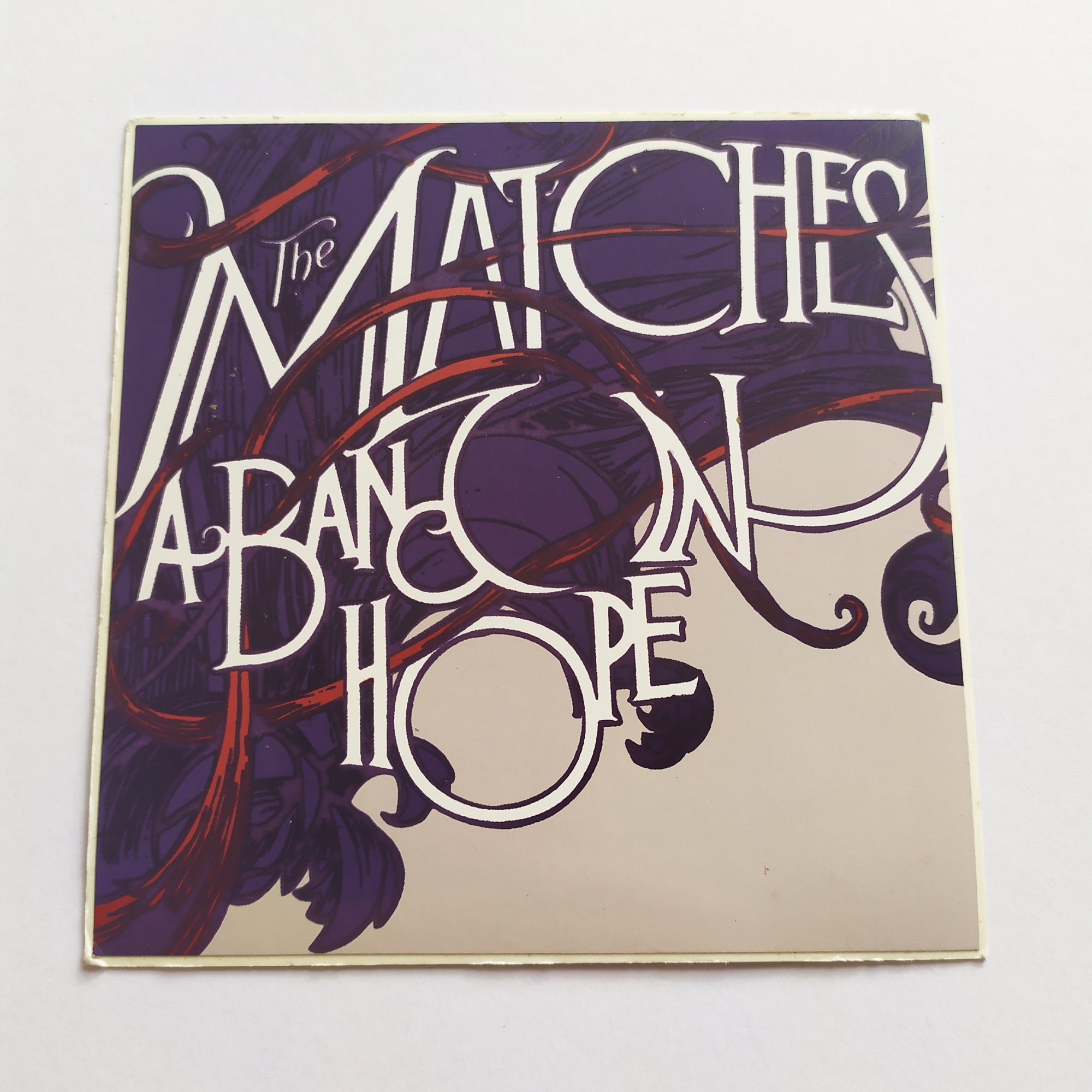 The Matches - A Band In Hope Music Sticker - SkateboardStickers.com
