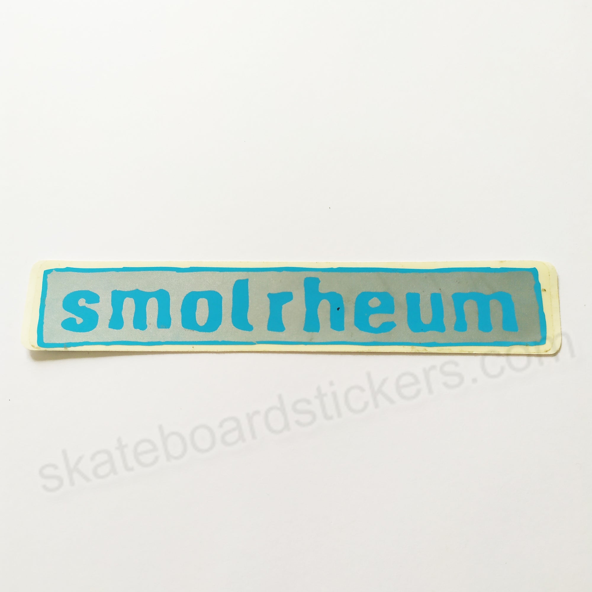 Smallroom Skateboards Old School Skateboard Sticker - "Smolrheum" - SkateboardStickers.com