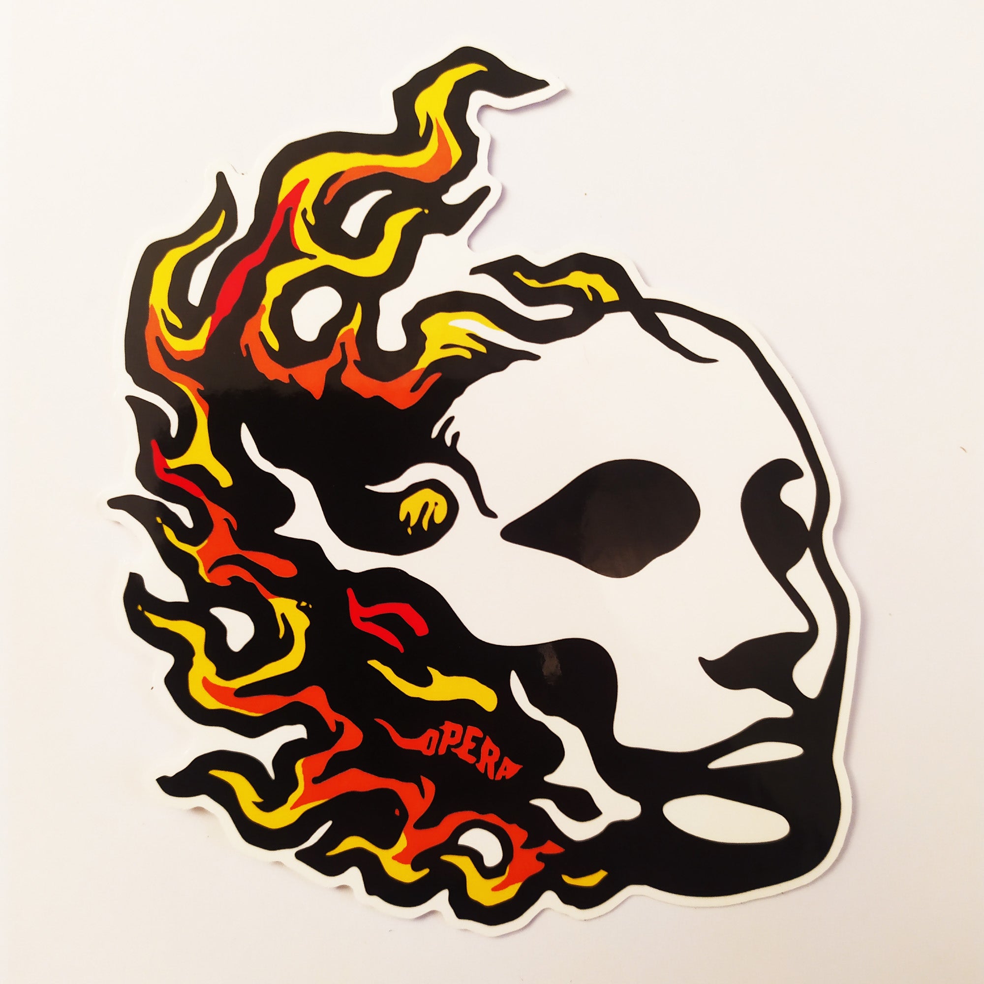 Opera Skateboards Sticker - SkateboardStickers.com