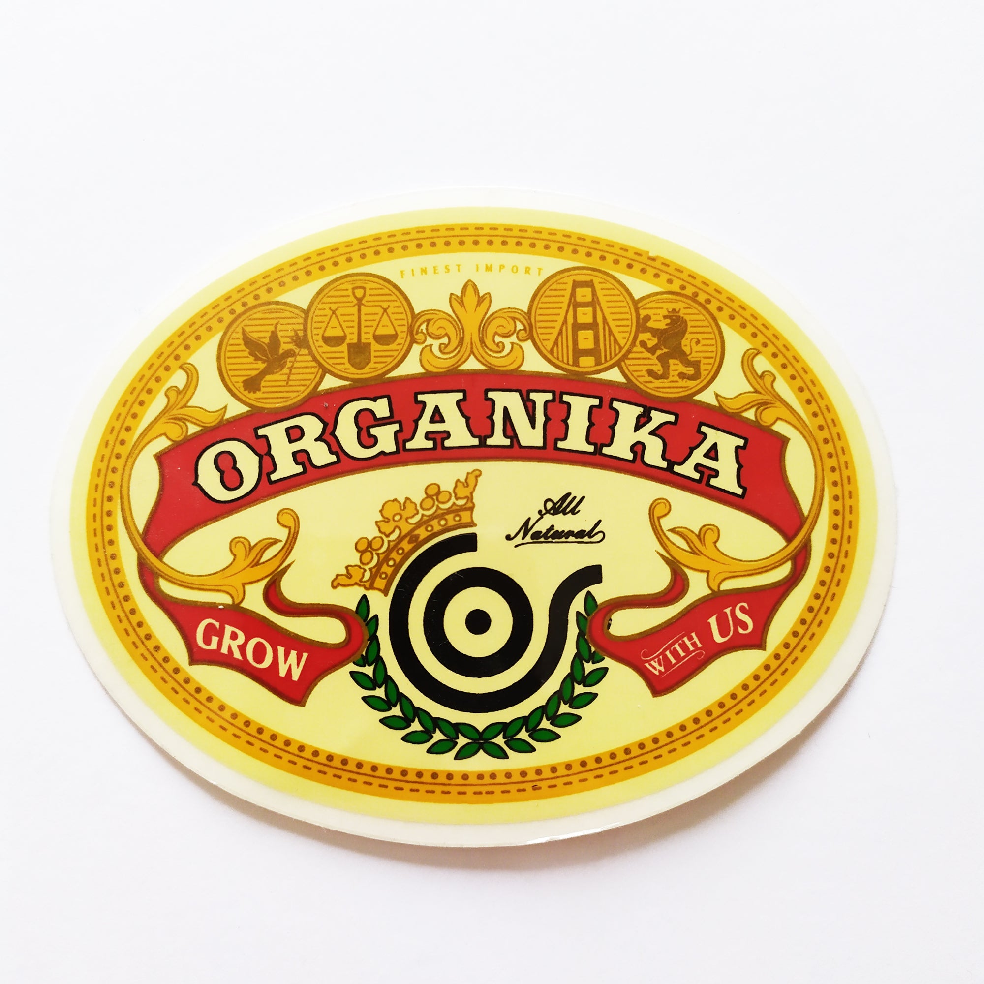 Organica Skateboard Sticker - SkateboardStickers.com