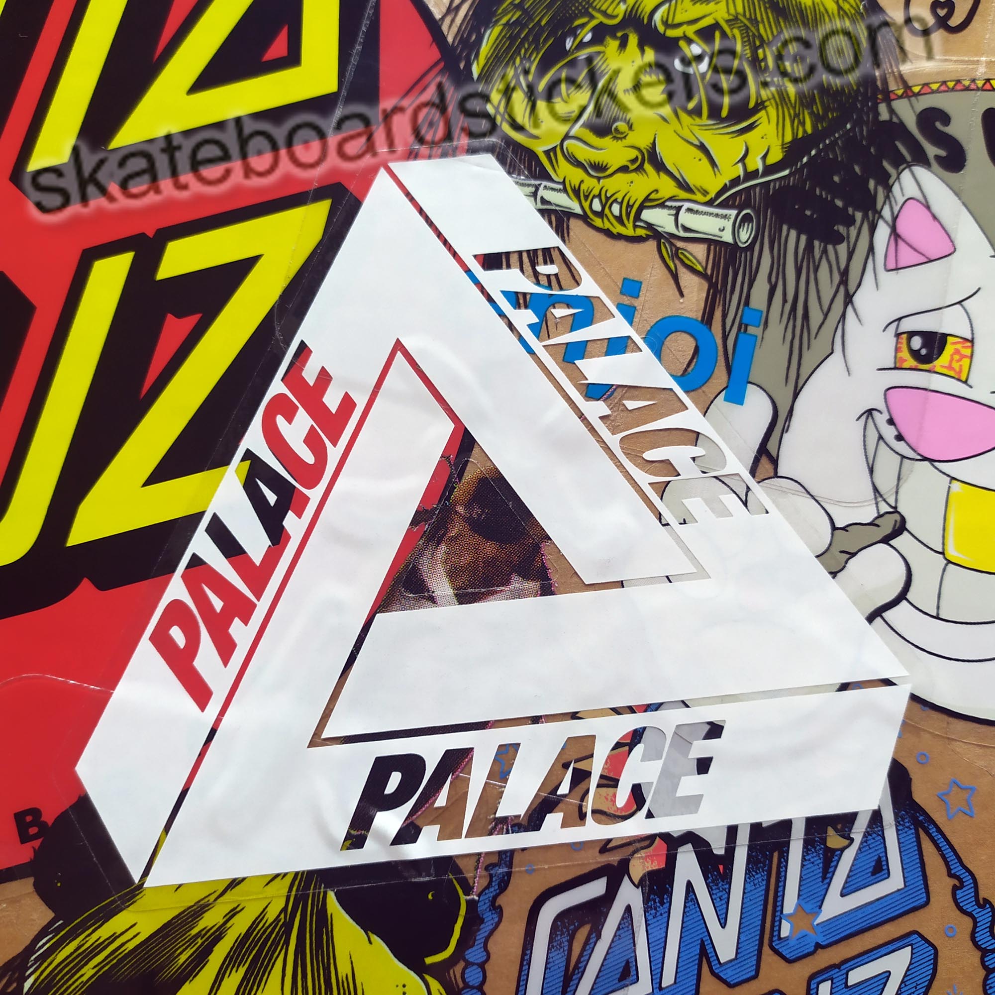 Palace Skateboards - Tri-Ferg Skateboard Sticker - SkateboardStickers.com