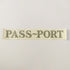 Pass~Port Sticker - Black - RUB ON STYLE DECAL