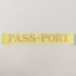 Pass~Port Sticker - Gold - RUB ON STYLE DECAL