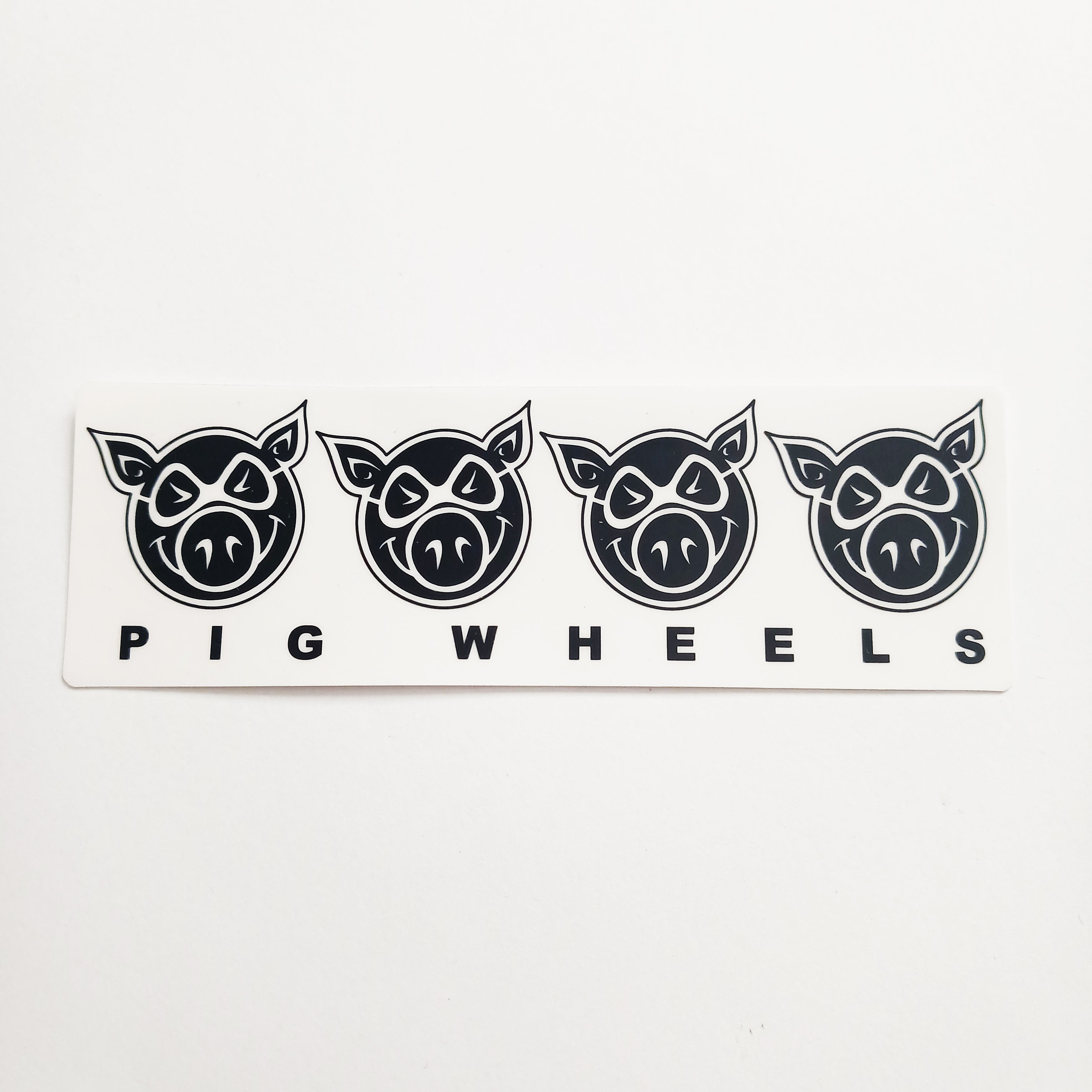 Pig Wheels Skateboard Sticker