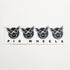 Pig Wheels Skateboard Sticker - SkateboardStickers.com