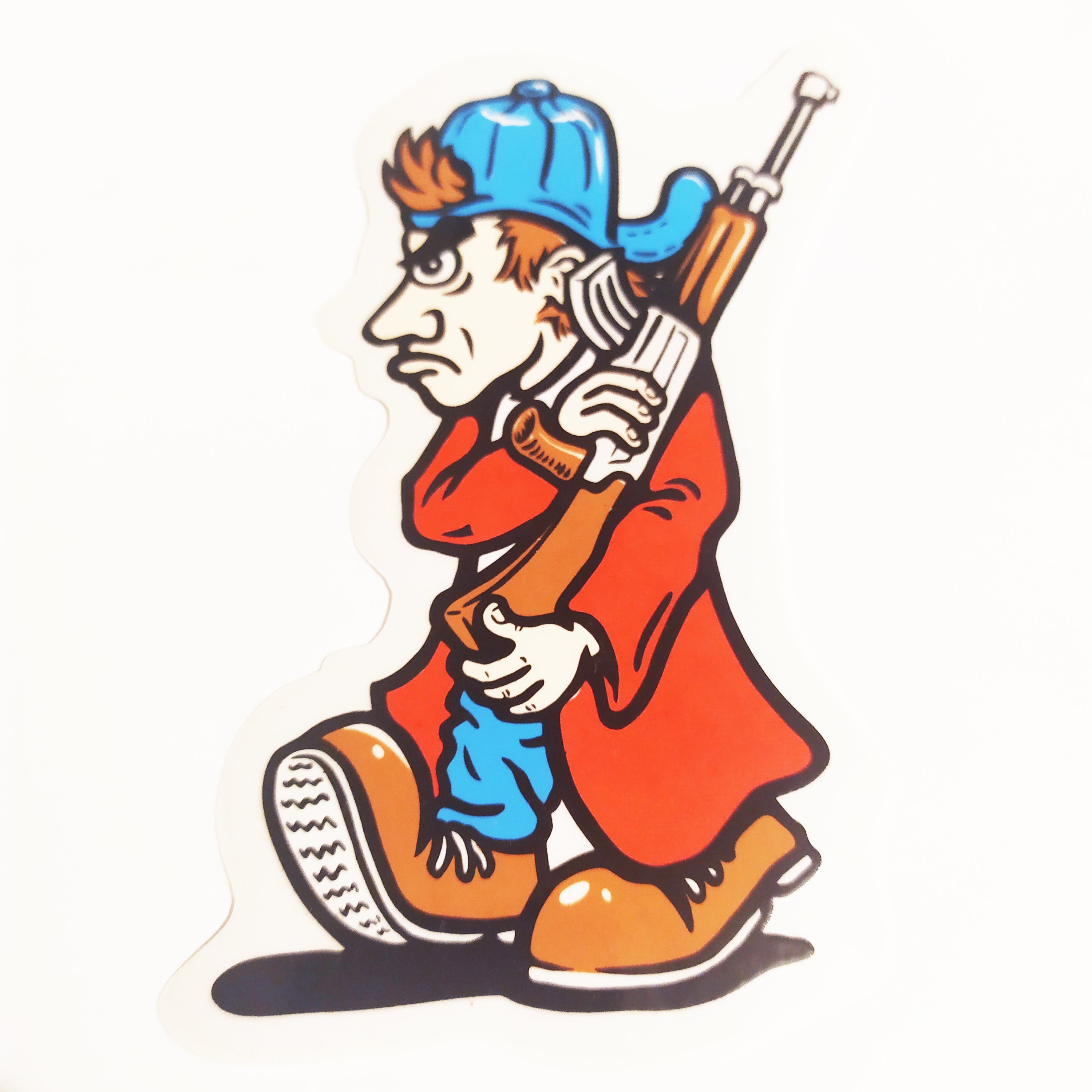 Polar Skateboard Sticker - 12cm high approx - SkateboardStickers.com