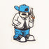 Polar Skateboard Sticker - 9.5cm high approx - SkateboardStickers.com