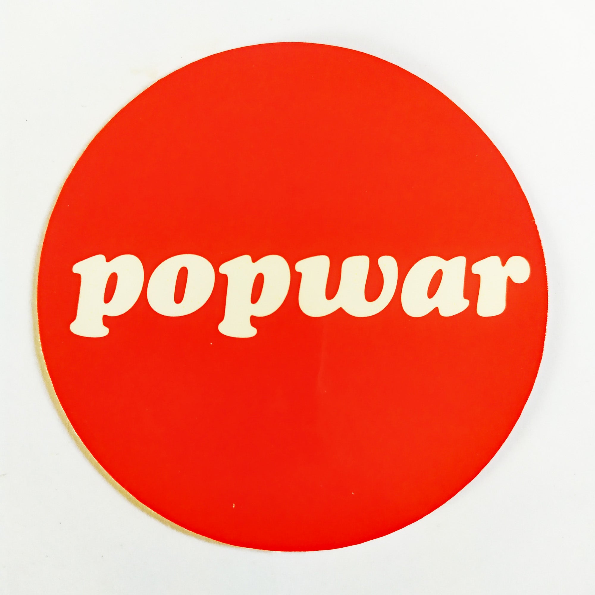 Popwar Logo Skateboard Sticker - SkateboardStickers.com