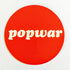 Popwar Logo Skateboard Sticker - SkateboardStickers.com