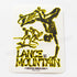 Powell Peralta - Lance Mountain Primitive Skateboard Sticker - 11.5cm high approx - yellow - SkateboardStickers.com