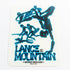 Powell Peralta, Lance Mountain "Future Primitive" Skateboard Sticker in Blue. 11.5cm x 9cm approx - SkateboardStickers.com