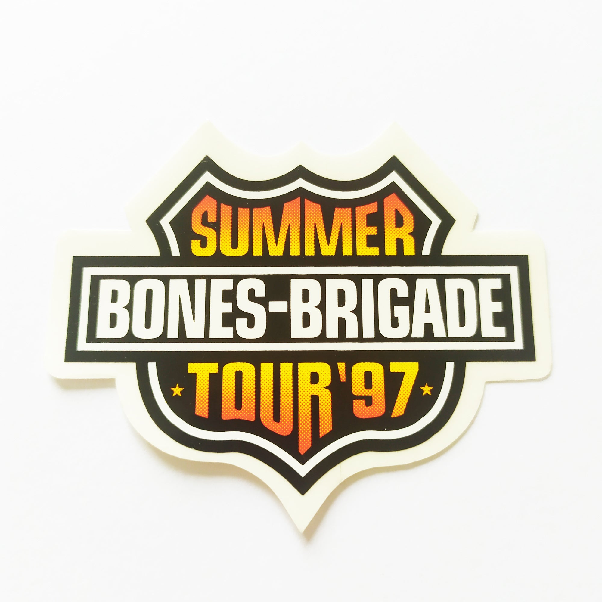Powell Peralta Bones Brigade Summer Tour '97 Skateboard Sticker - SkateboardStickers.com