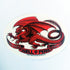 Powell Peralta - Oval Dragon Skate Sticker - Red