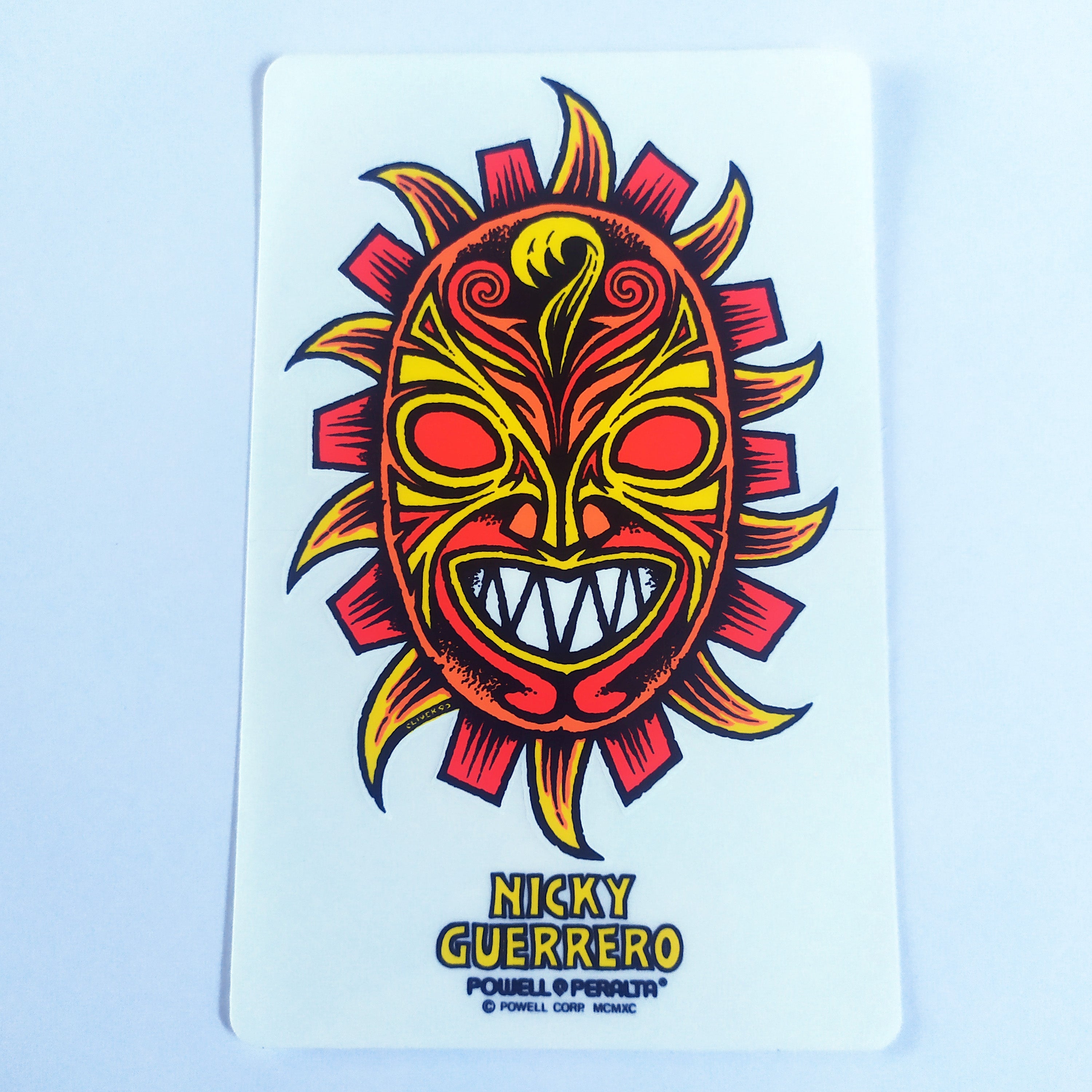 Powell Peralta - Nicky Guerrero Mask Skate Sticker