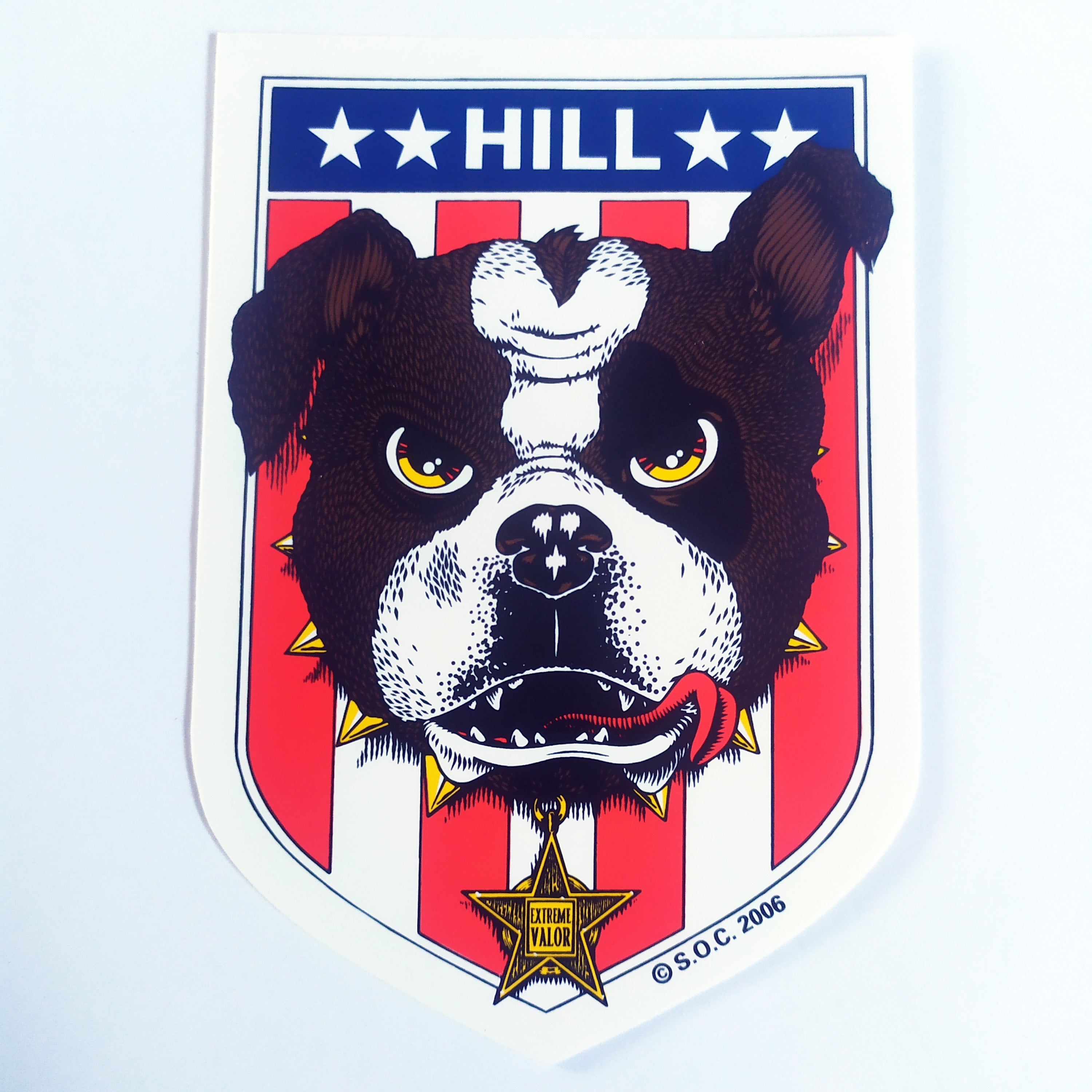 Powell Peralta - Frankie Hill Bulldog Skate Sticker