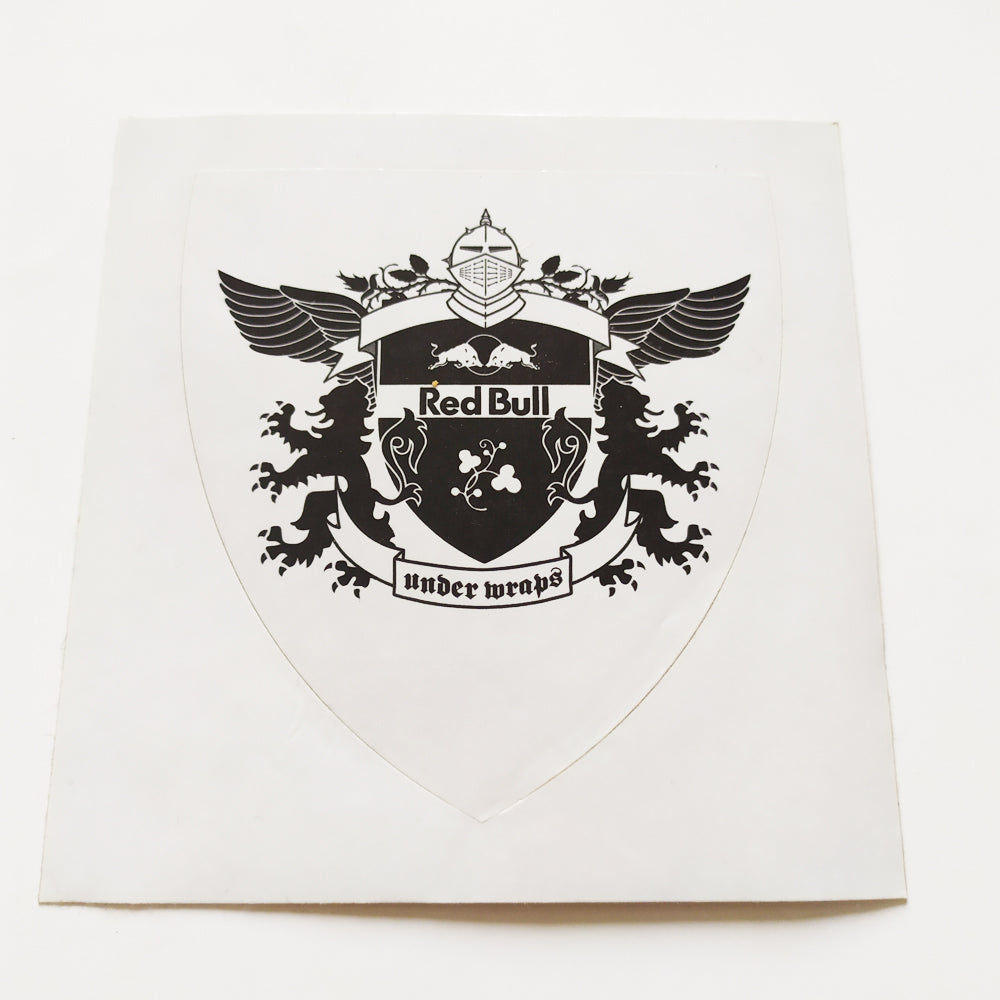 Red Bull - Under Wraps Skateboard Sticker - 8.5cm high approx - SkateboardStickers.com