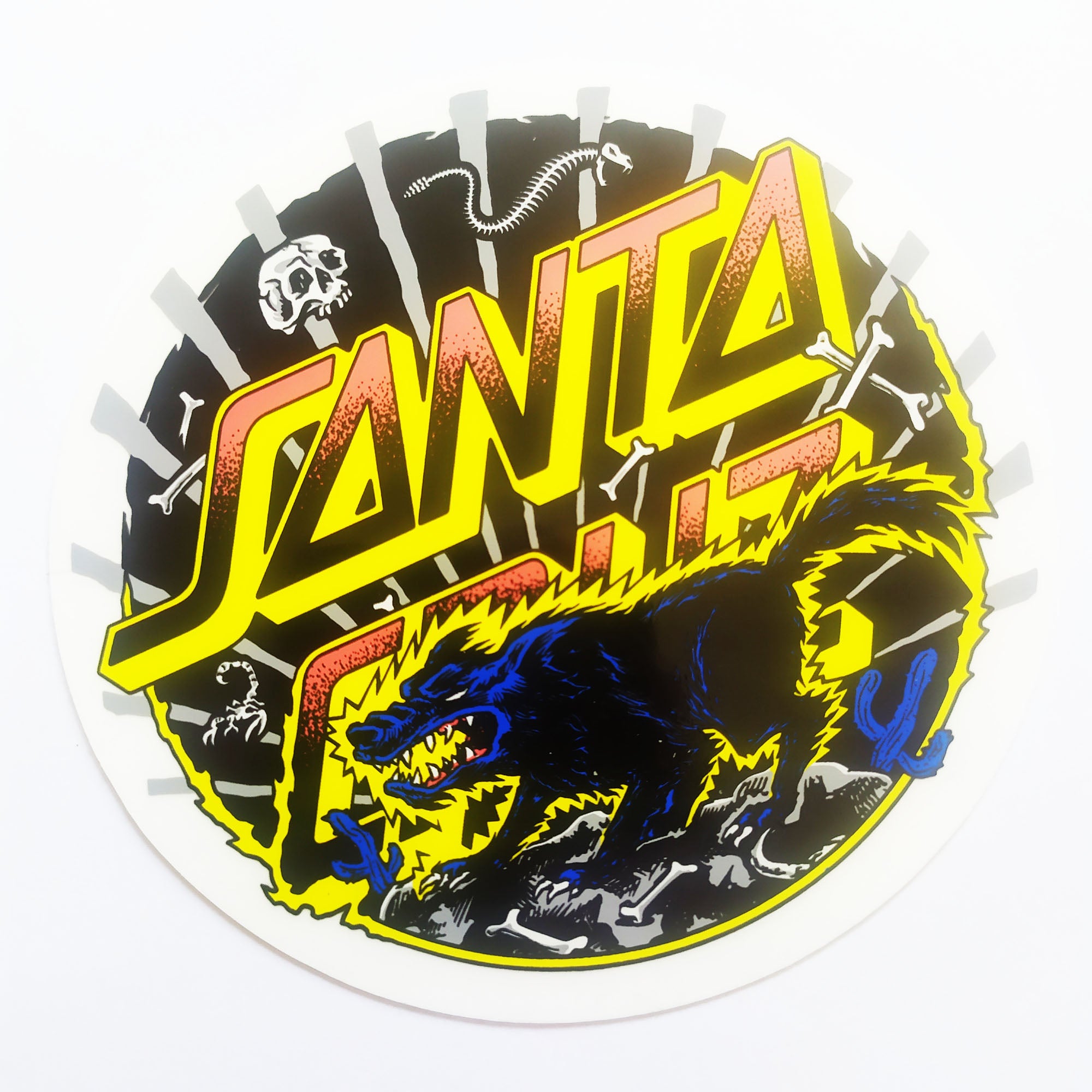 Santa Cruz - Kendall Wolf Dot Skateboard Sticker