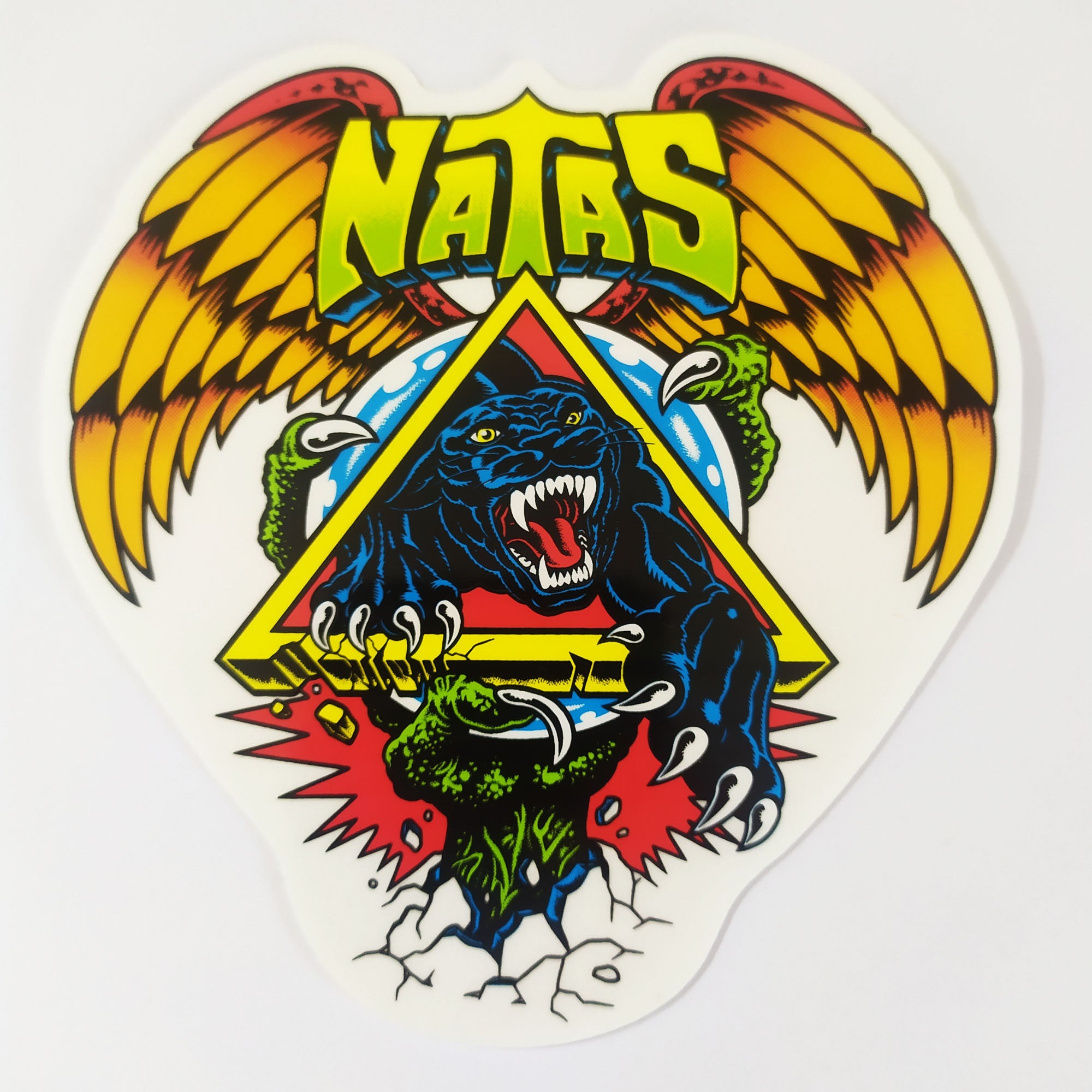 Santa Cruz - Natas Panther Wings Skateboard Sticker