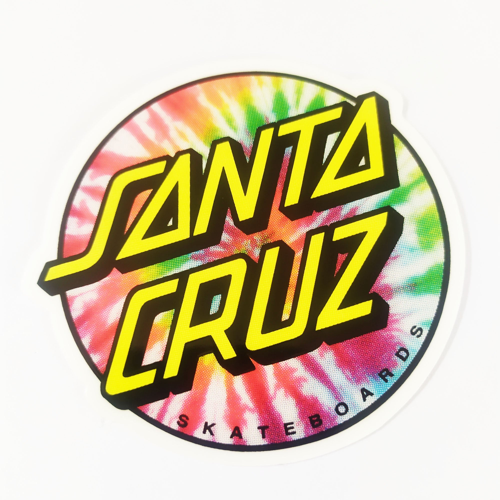 Santa Cruz - Tie-Dye Dot Skateboard Sticker