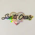Santa Cruz - Love Script Holo Skateboard Sticker