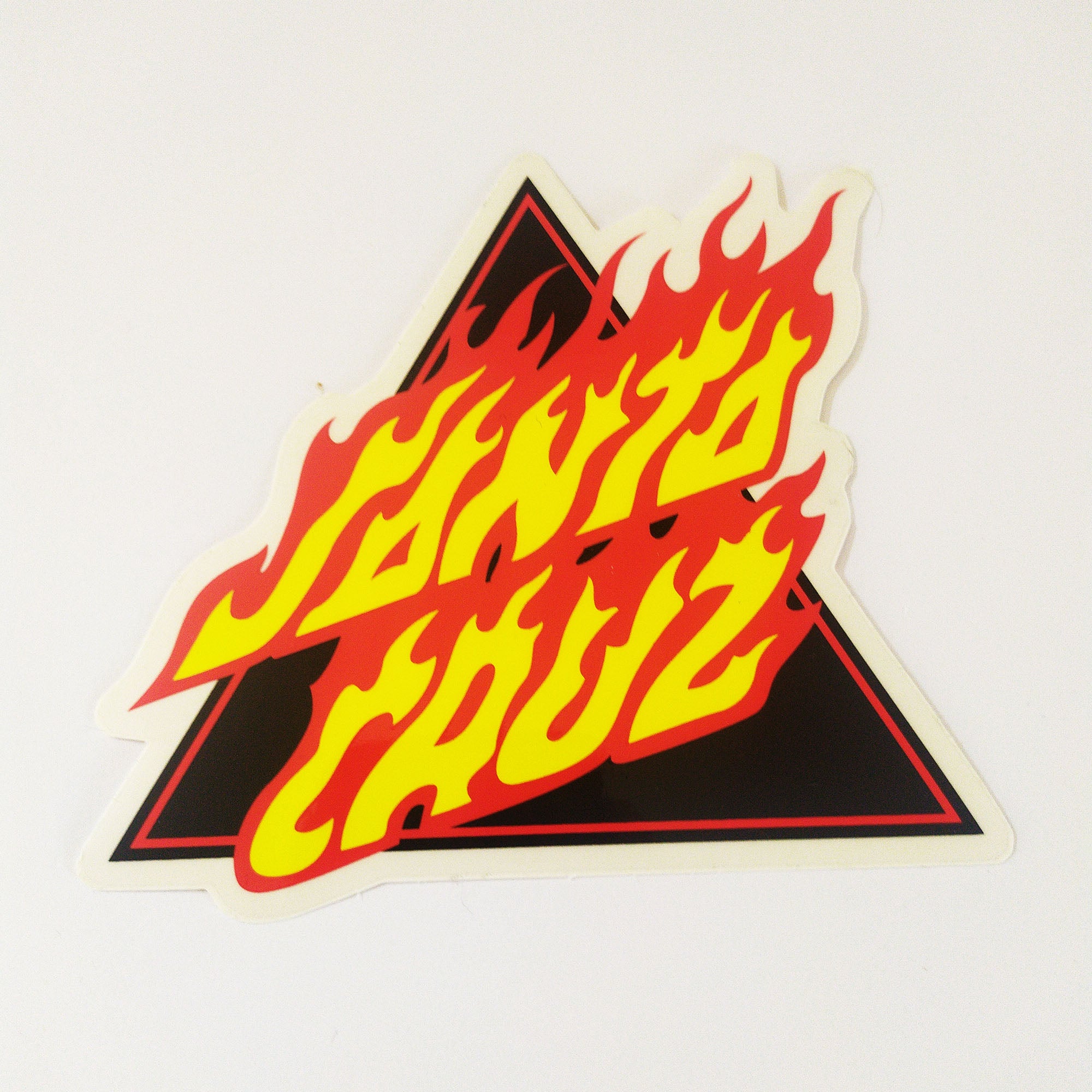 Santa Cruz - Flamed Not a Dot Skateboard Sticker