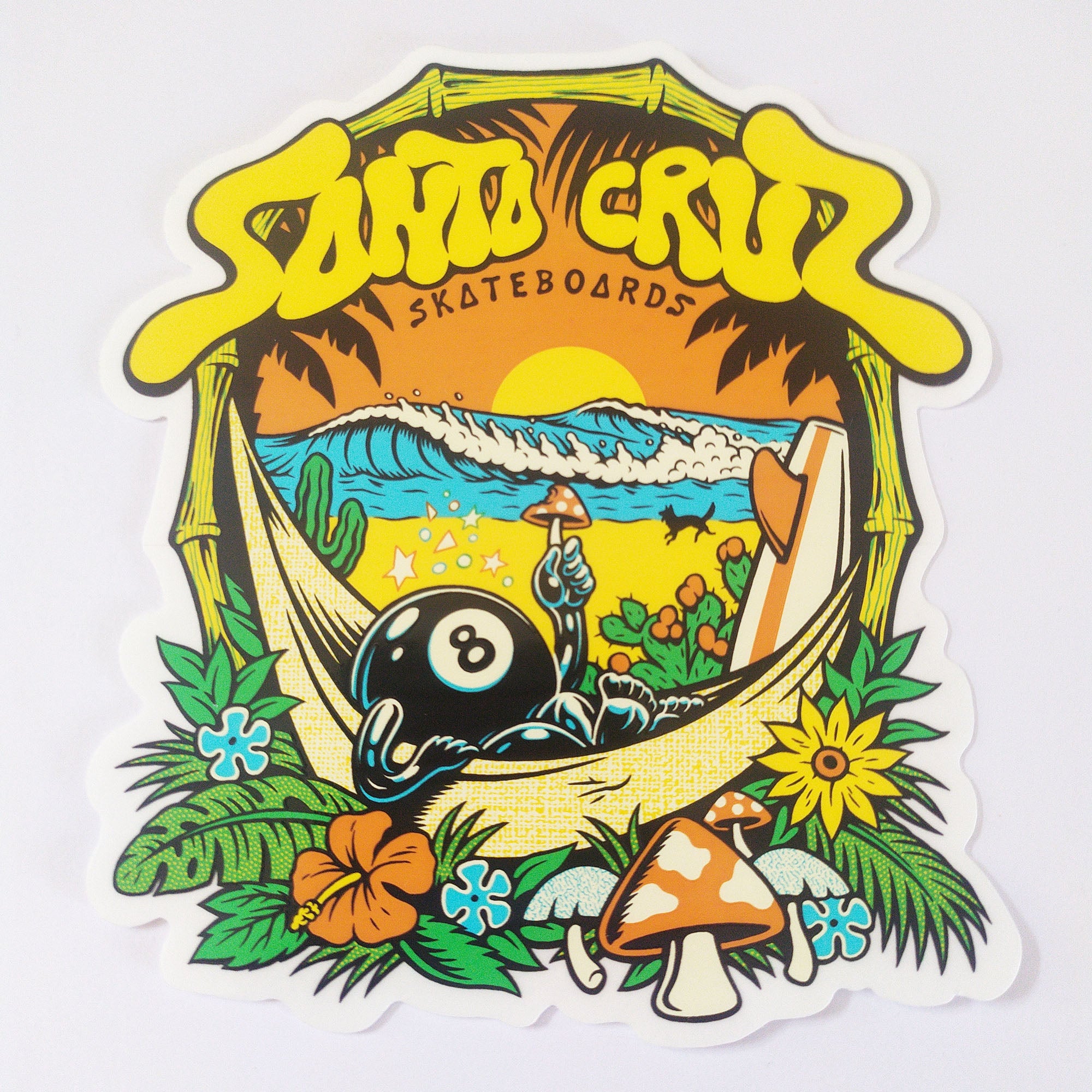 Santa Cruz - Winkowski 8 Baller Skateboard Sticker