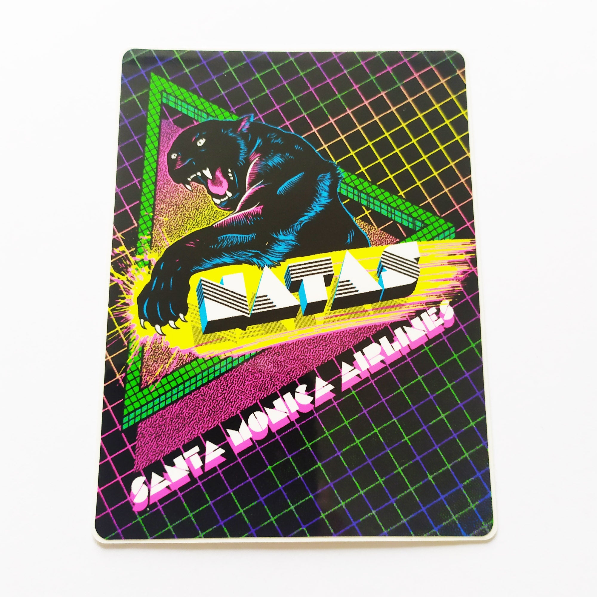 Santa Monica Airlines - Natas Kaupas Panther Skateboard Sticker