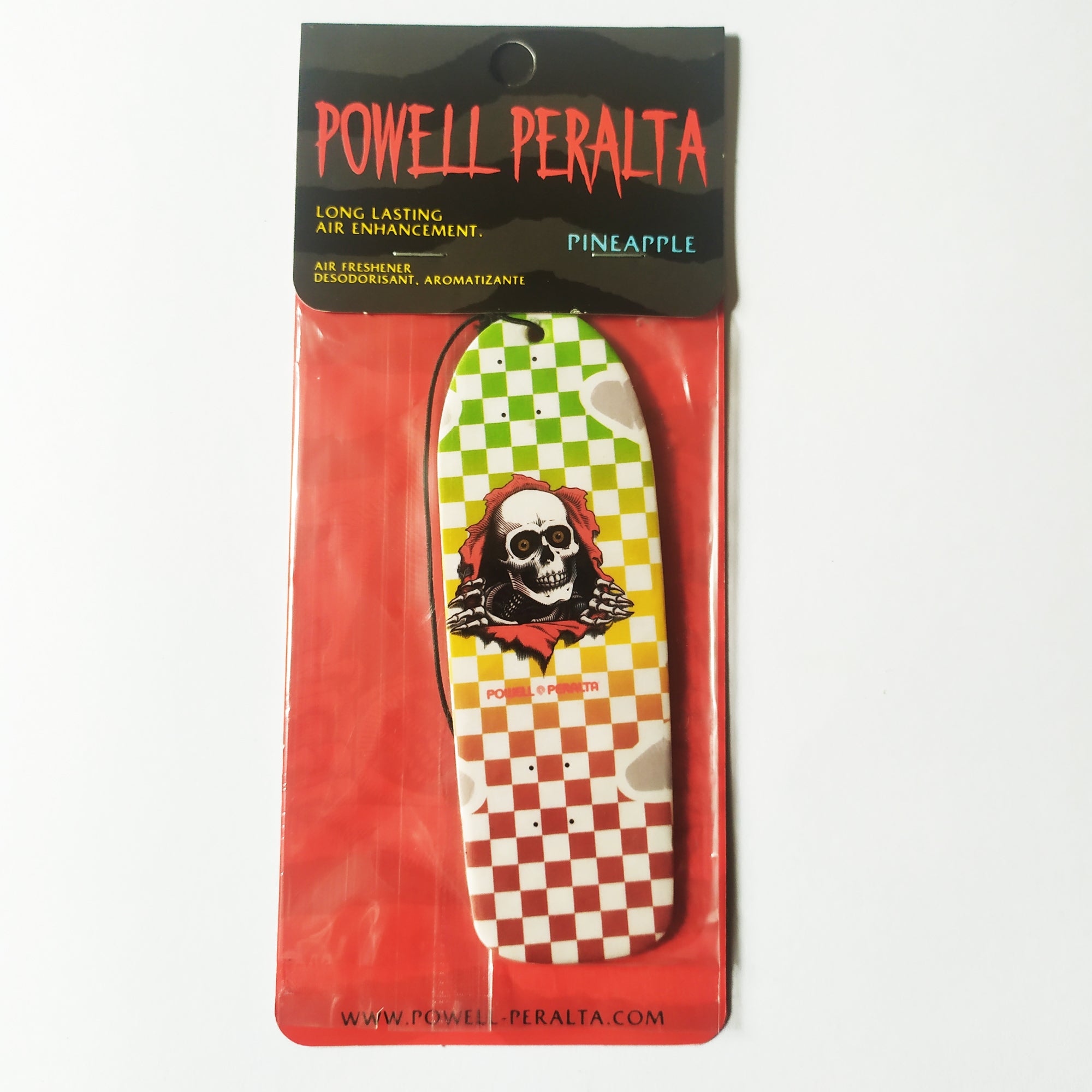 Powell Peralta Air Freshener - Ripper Checker Rasta Fade (Pineapple Scent)