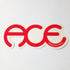 Ace Trucks Logo Skateboard Sticker - Red