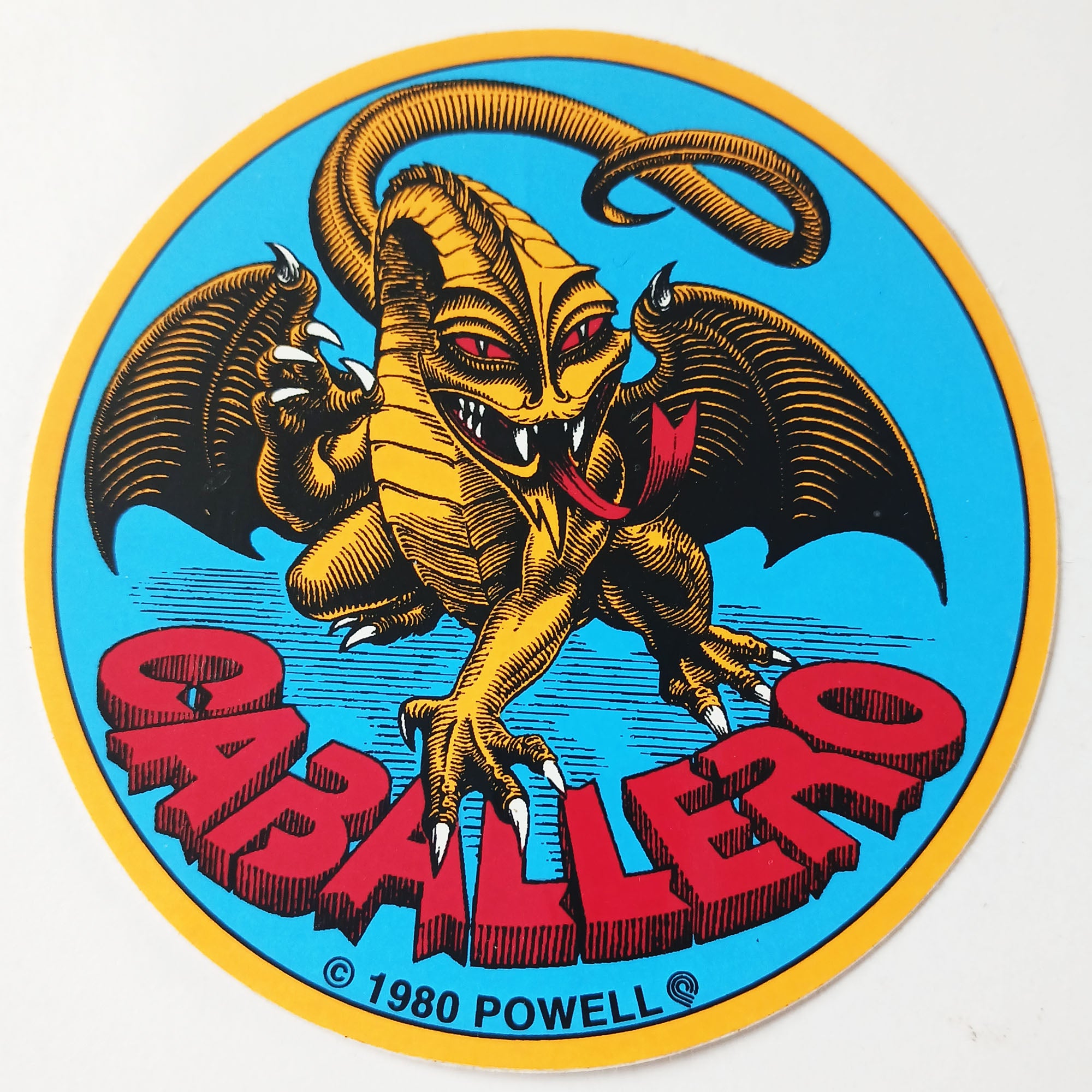 Powell Peralta, Steve Caballero "OG Dragon" Skateboard Sticker