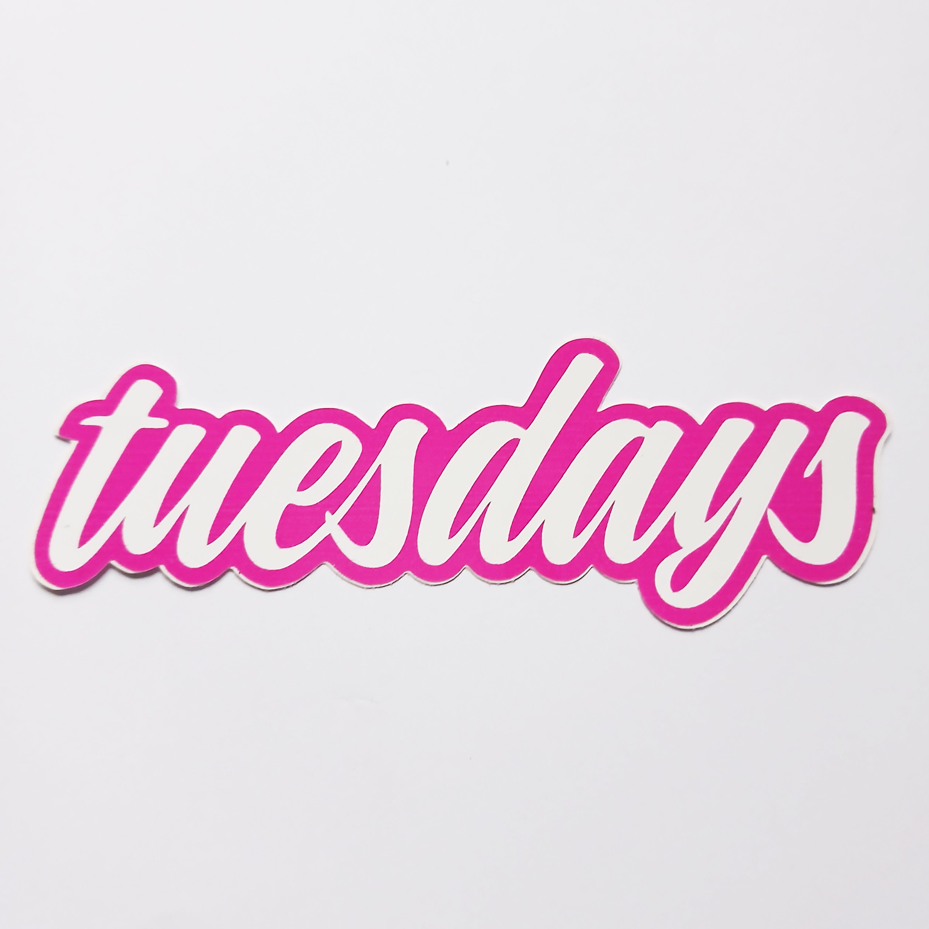 Tuesdays Skate Shop Sticker - SkateboardStickers.com