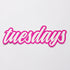 Tuesdays Skate Shop Sticker - SkateboardStickers.com