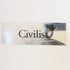 Civilist Skateboard Sticker - SkateboardStickers.com