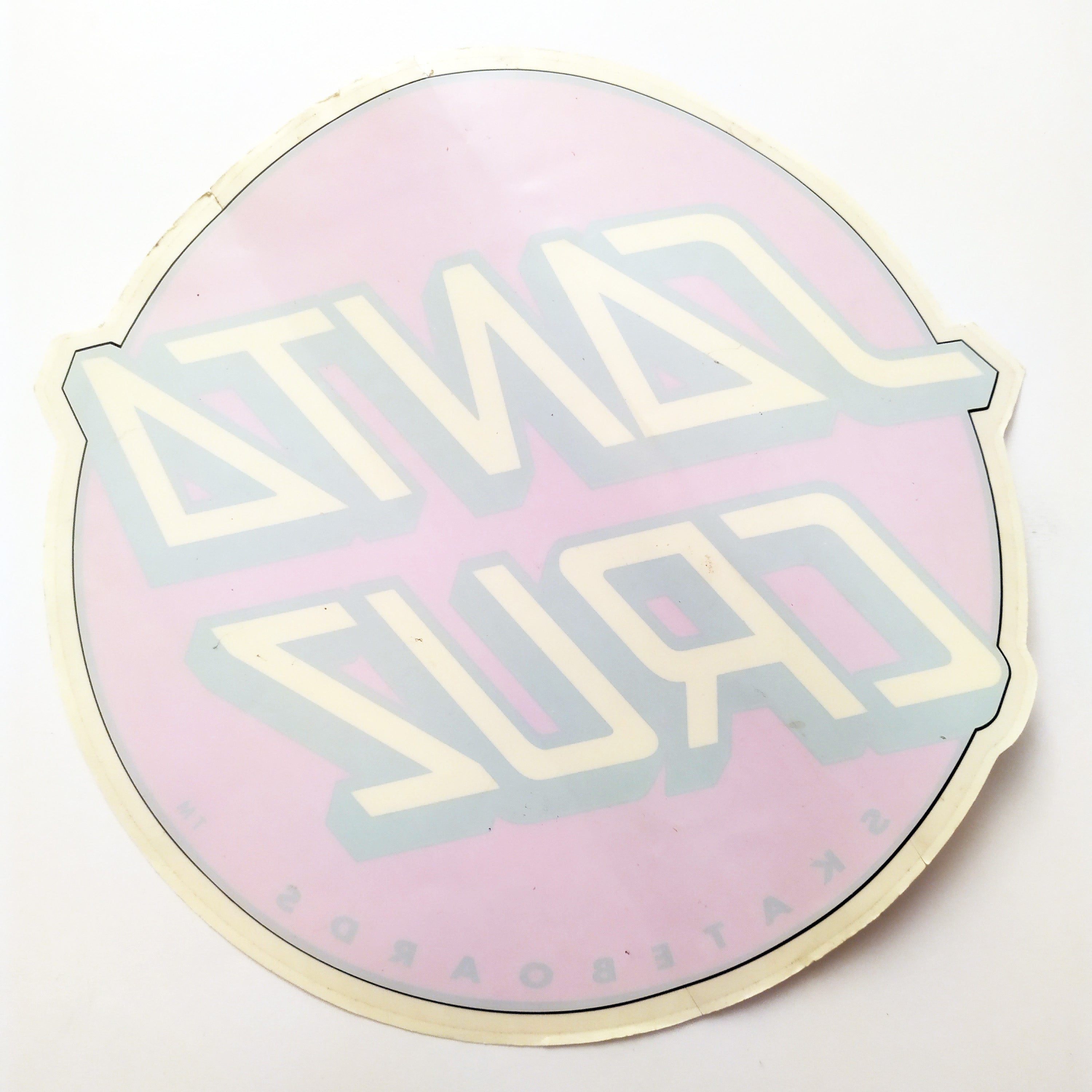 Santa Cruz Skateboards Classic Red Dot Window Sticker - 20 cm