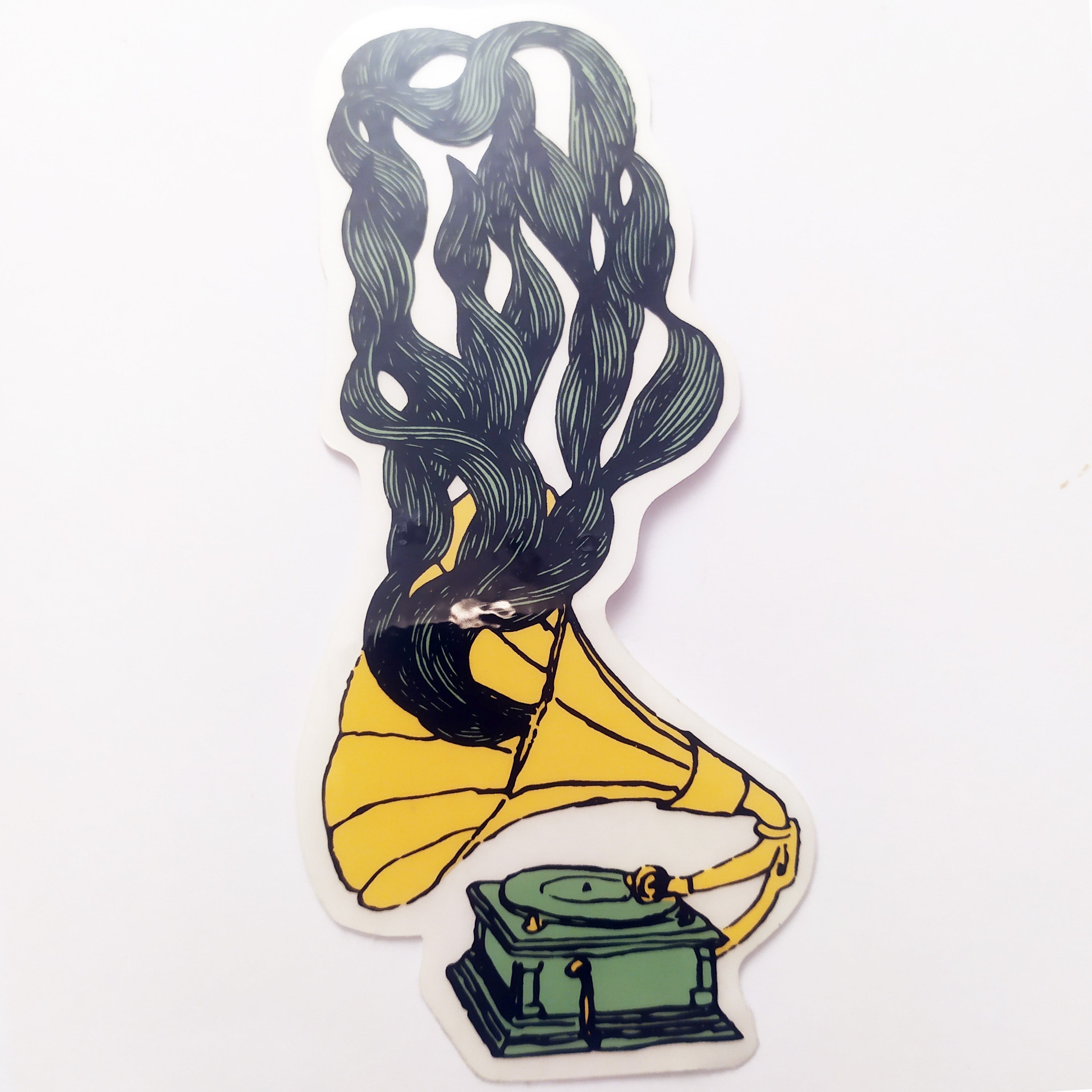 Magenta Skateboard Sticker