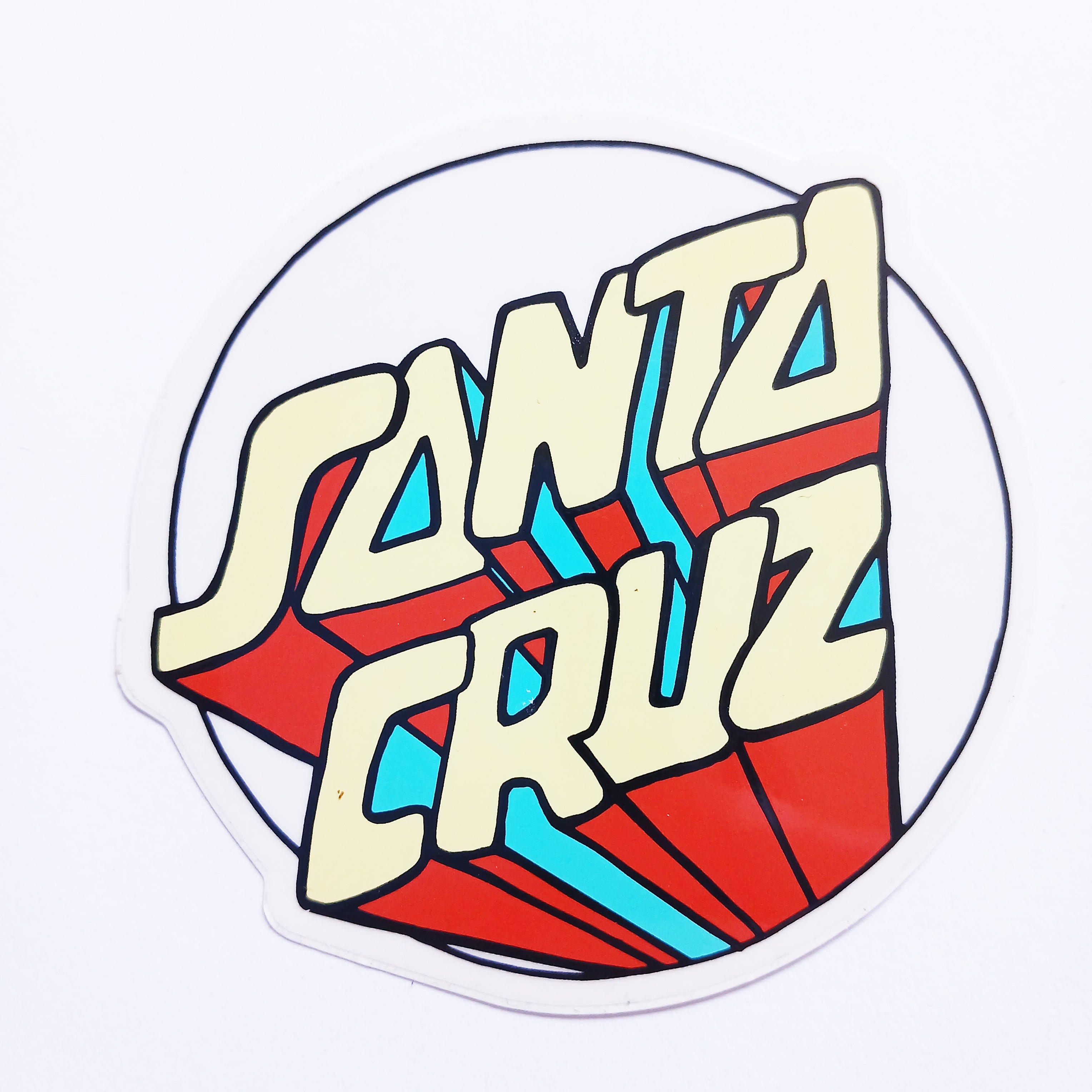 Santa Cruz - Stroll Dot Skateboard Sticker - SkateboardStickers.com