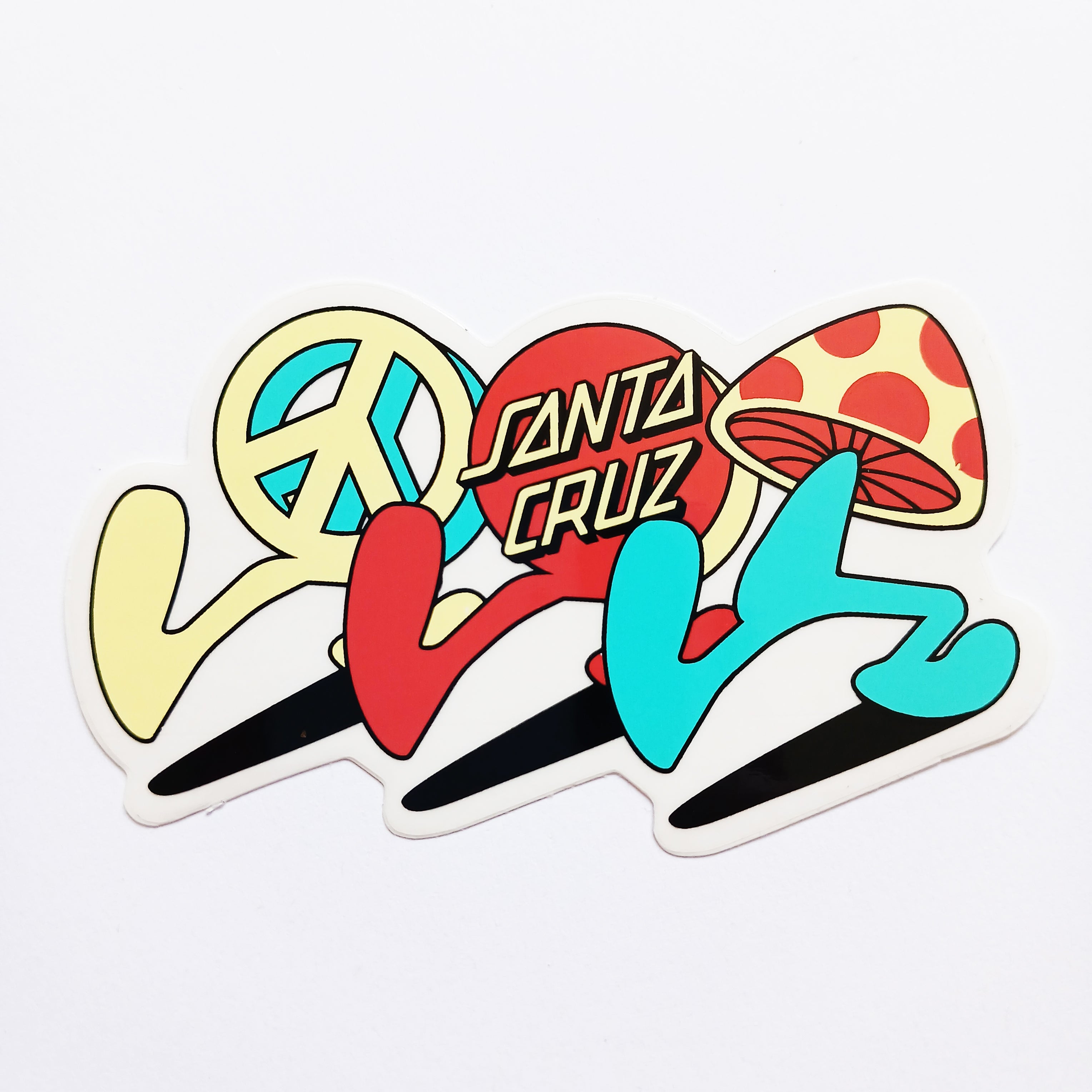 Santa Cruz - Stroll Hand Skateboard Sticker - SkateboardStickers.com