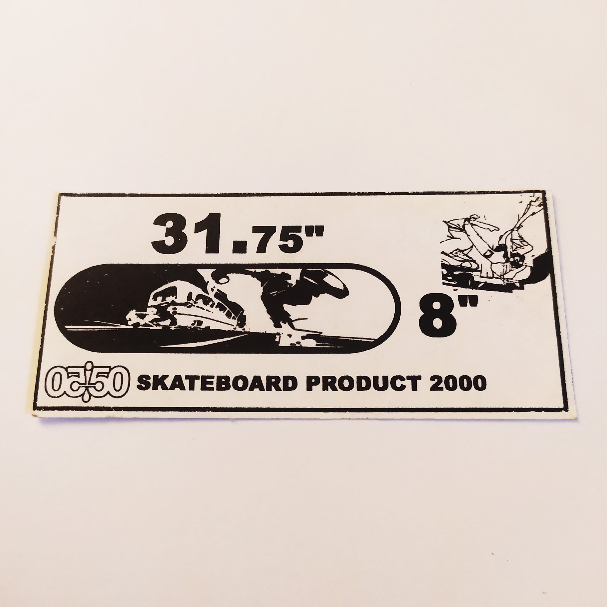 50:50 Skate Shop Sticker