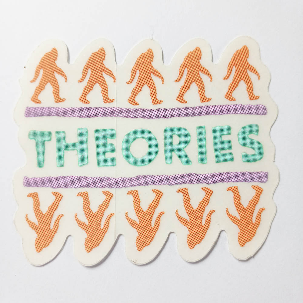 Theories of Atlantis Skateboard Sticker - SkateboardStickers.com