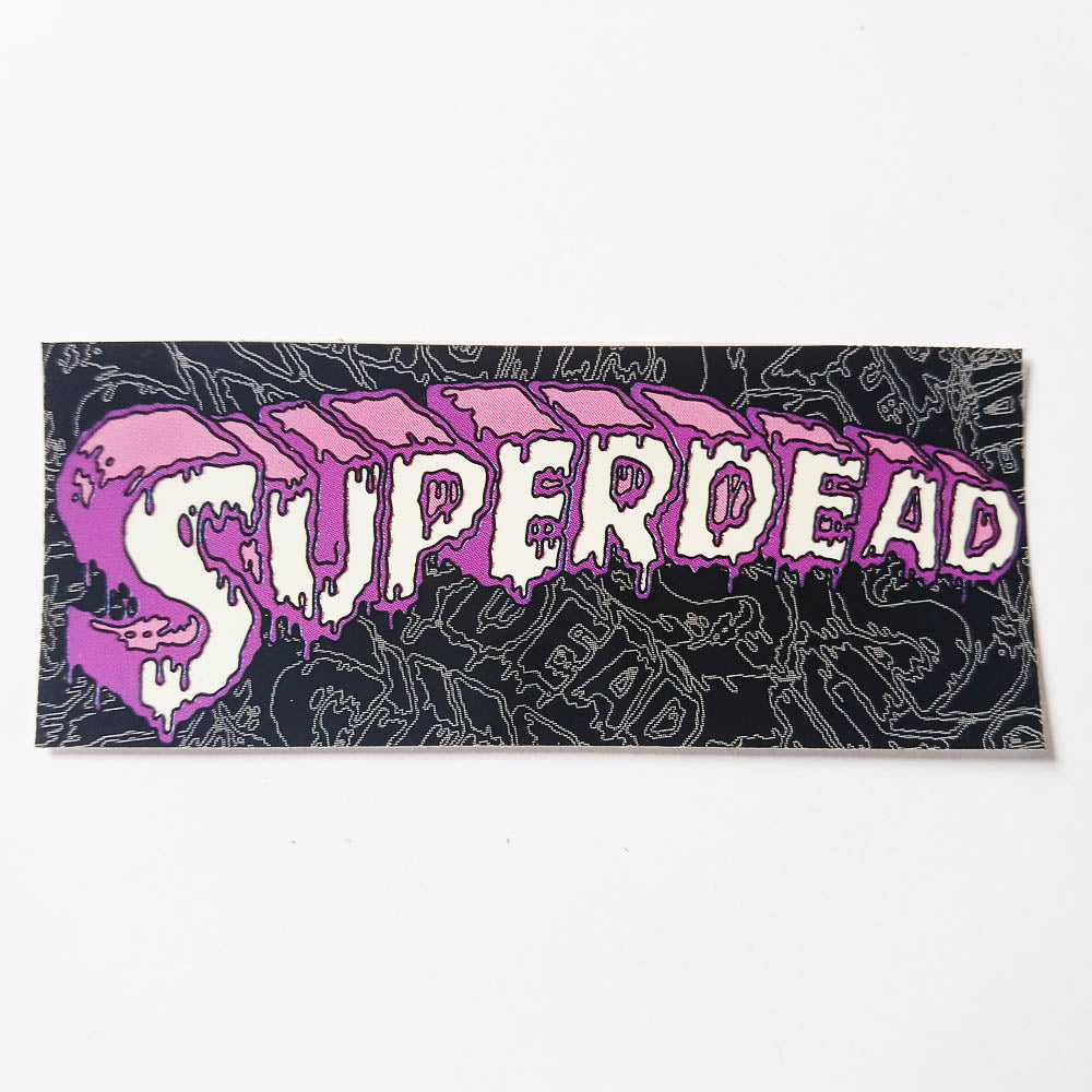 Superdead Skateboards "Superman" Sticker - SkateboardStickers.com