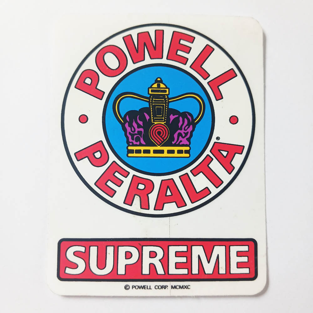 Powell Peralta "Supreme" Skateboard Sticker - SkateboardStickers.com