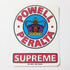 Powell Peralta "Supreme" Skateboard Sticker - SkateboardStickers.com