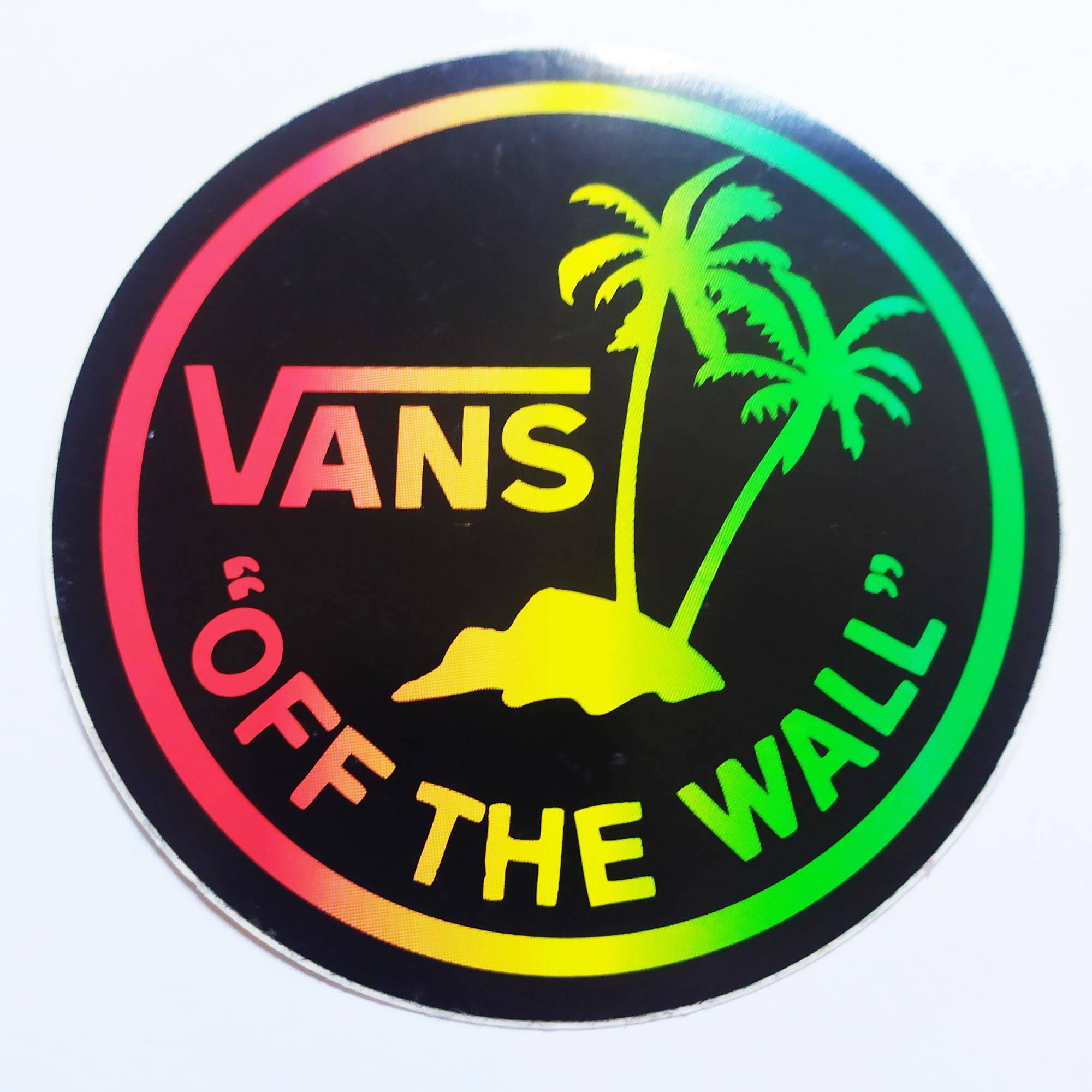 Vans "Off The Wall" Skateboard Sticker - SkateboardStickers.com