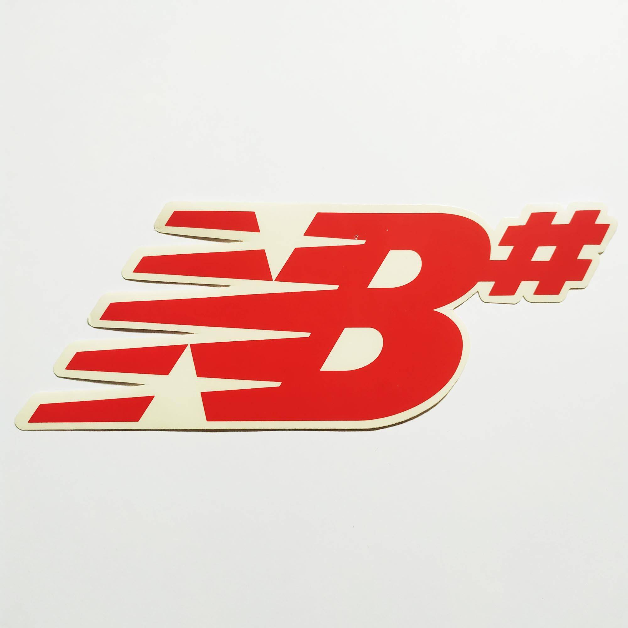 New Balance Skateboard Footwear Sticker - SkateboardStickers.com