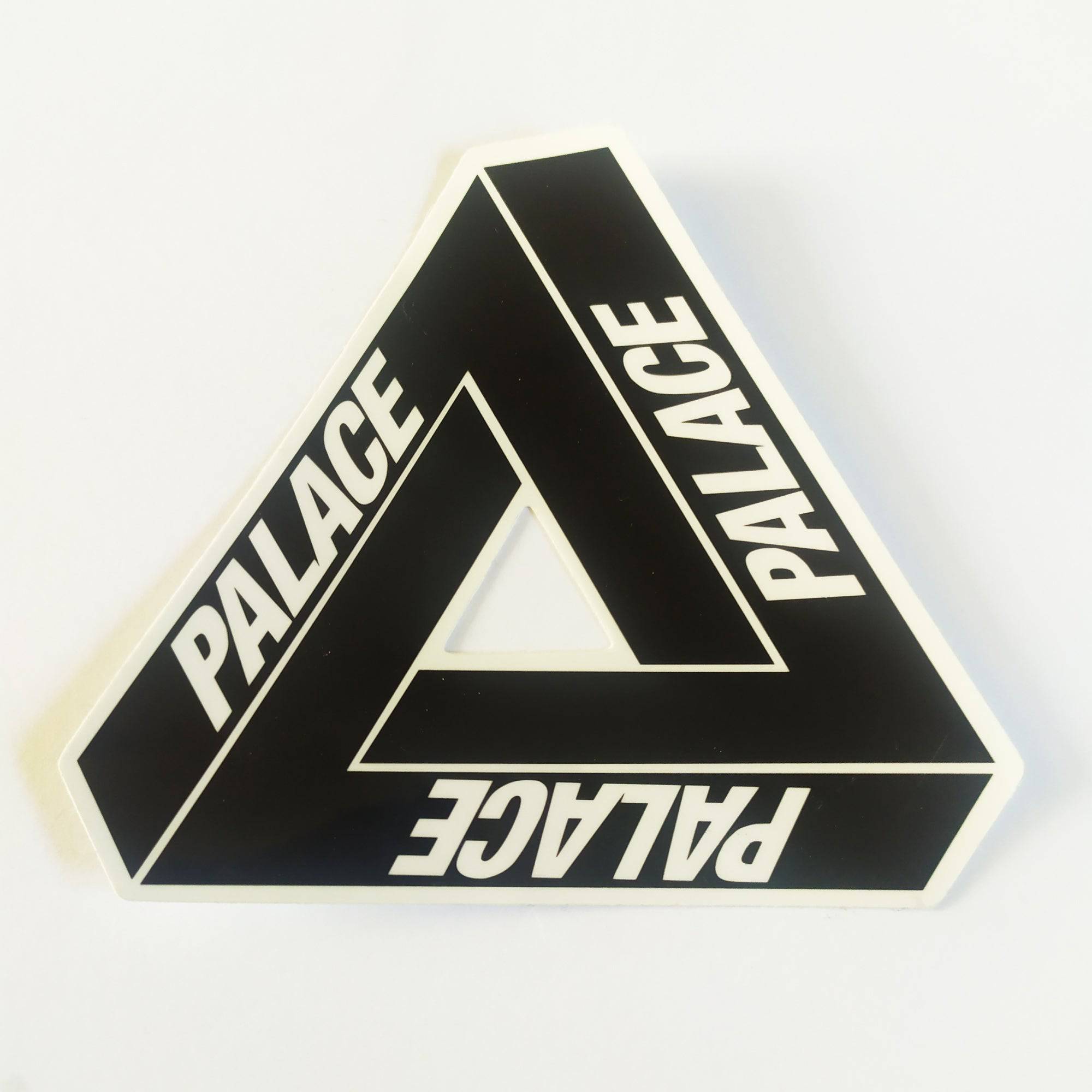 Palace Skateboards - Tri-Ferg Skateboard Sticker - Black - SkateboardStickers.com