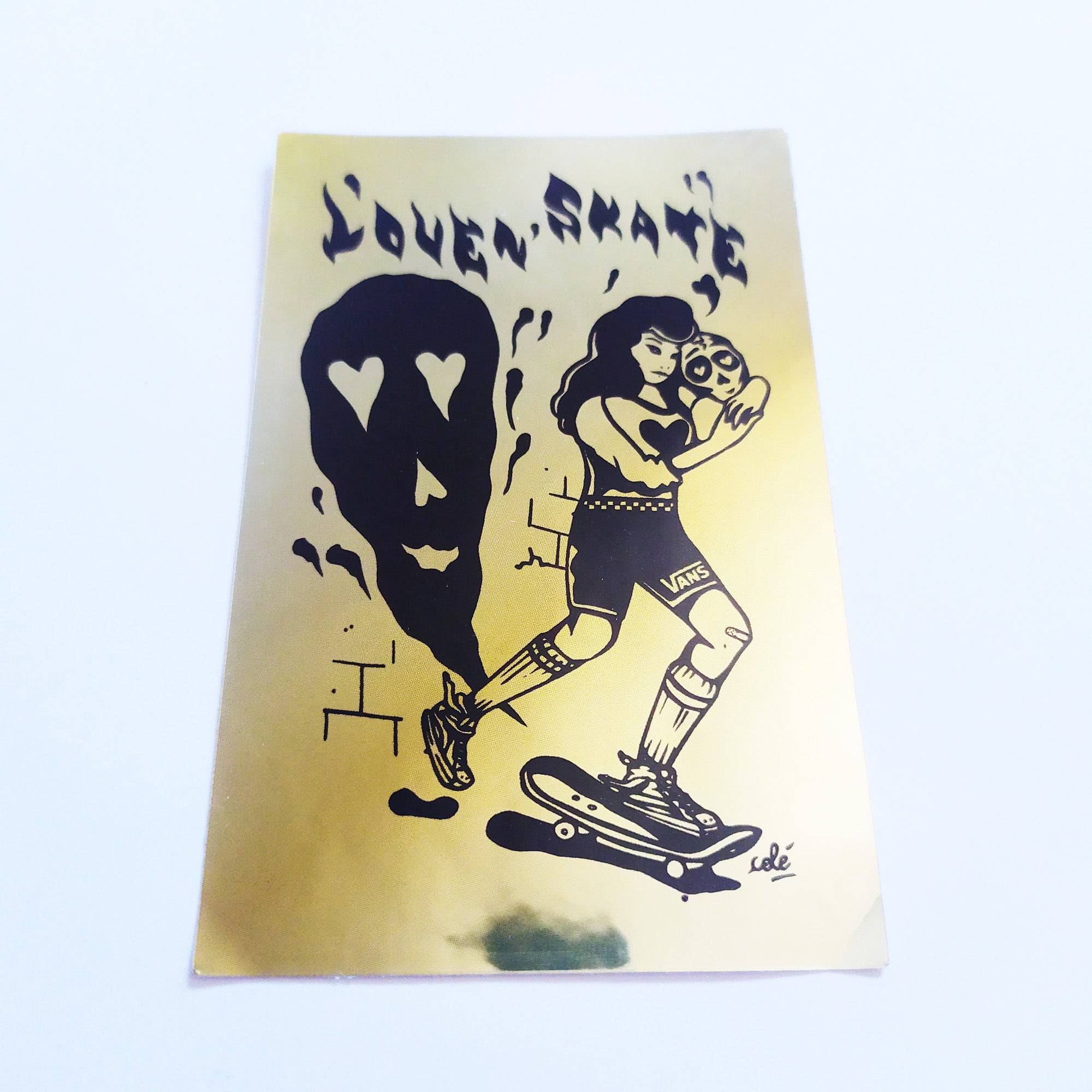Lovenskate x Vans Sticker - SkateboardStickers.com